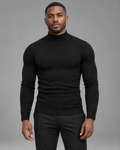 Lodemi Henley Knit Turtleneck Jumper, view 1